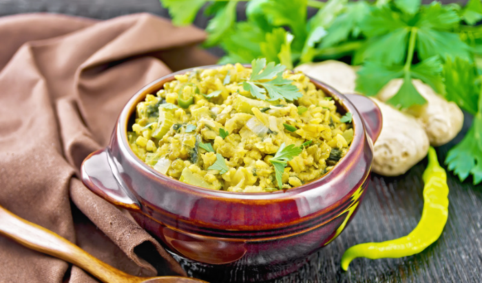 A bowl of kitchari